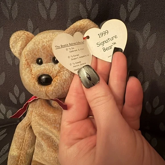 Ty Brown 1999 Signature Bear - Picture 2 of 4